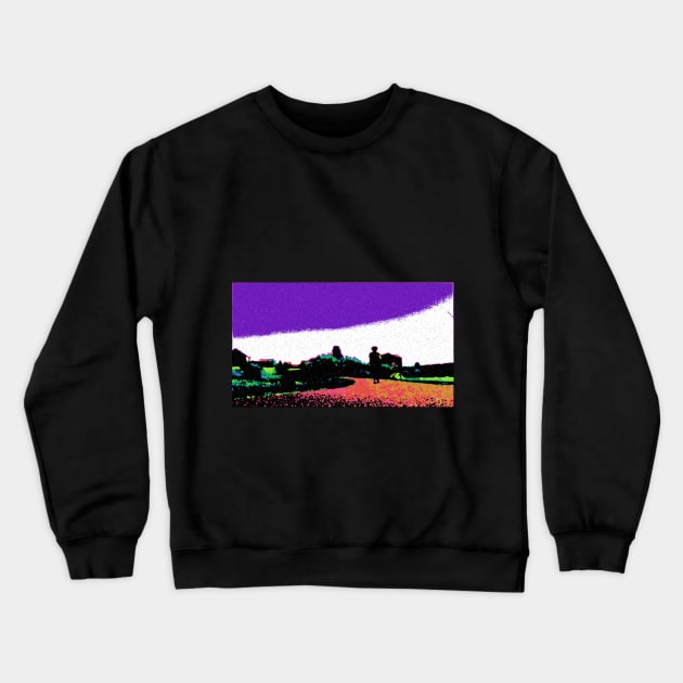 Walking Crewneck Sweatshirt by Friend Hell Merch